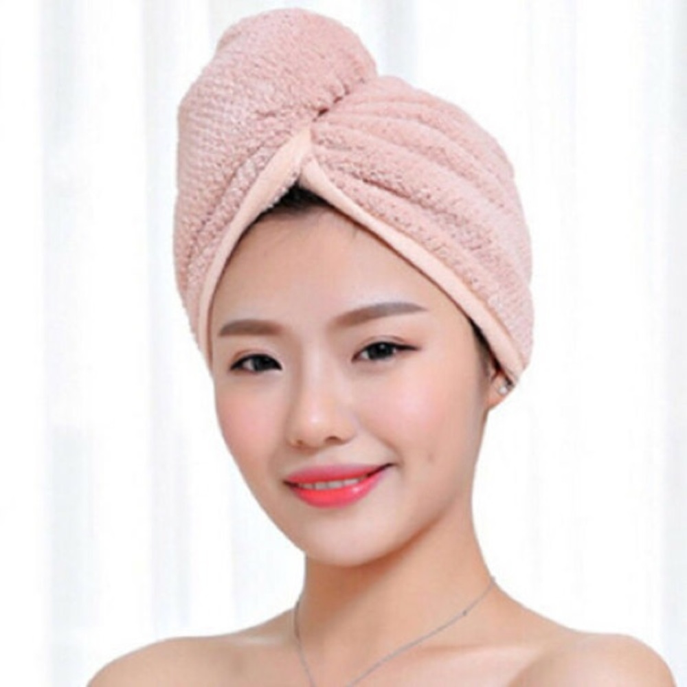 🌻3/25$ Pink hair towel wrap! New in package
